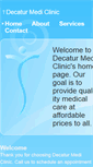 Mobile Screenshot of decaturmediclinic.com